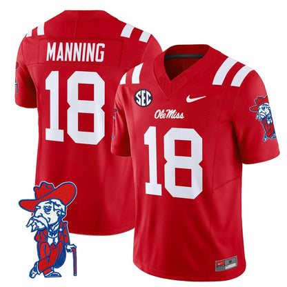 Men's Ole Miss Rebels 2025 Vapor Limited Jersey V2 - All Stitched