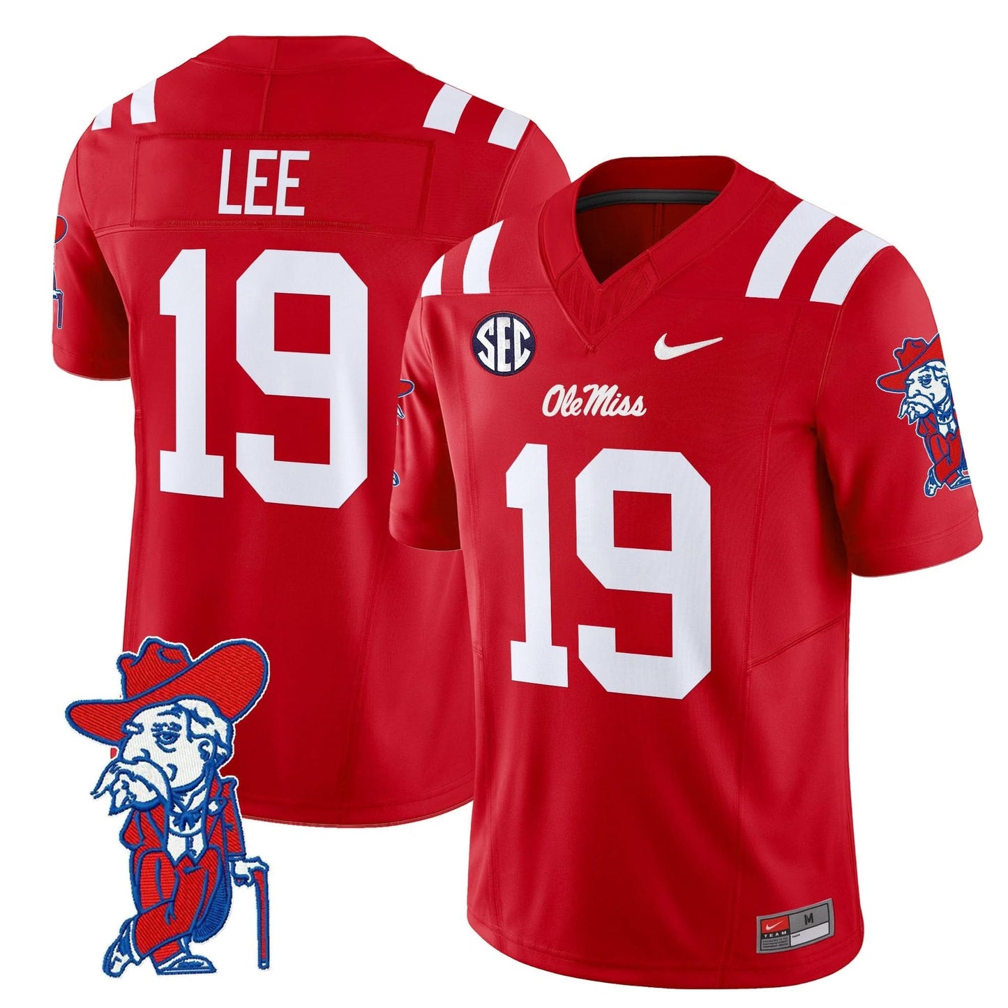 Men's Ole Miss Rebels 2025 Vapor Limited Jersey V2 - All Stitched