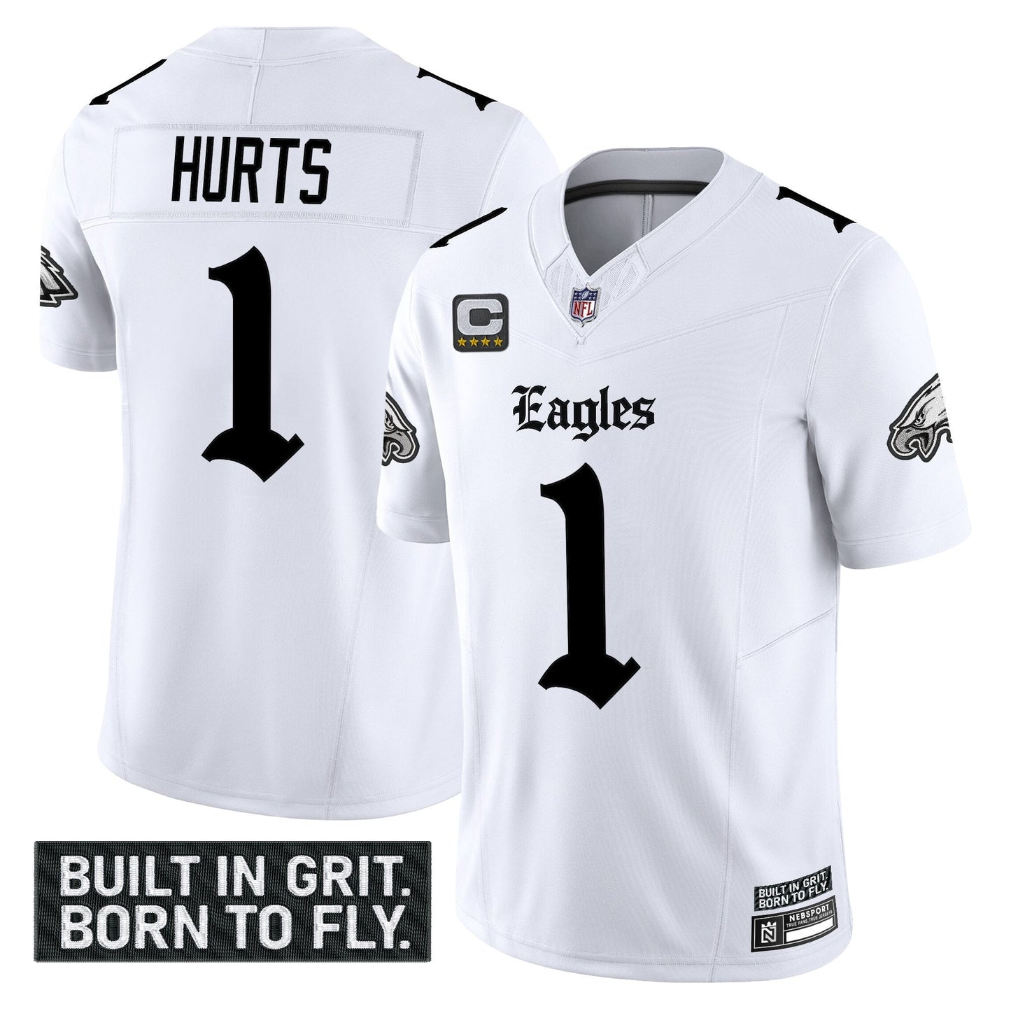 Men's Philadelphia Eagles 'Gothic Philly Edition' Vapor Limited Jersey V2 - All Stitched