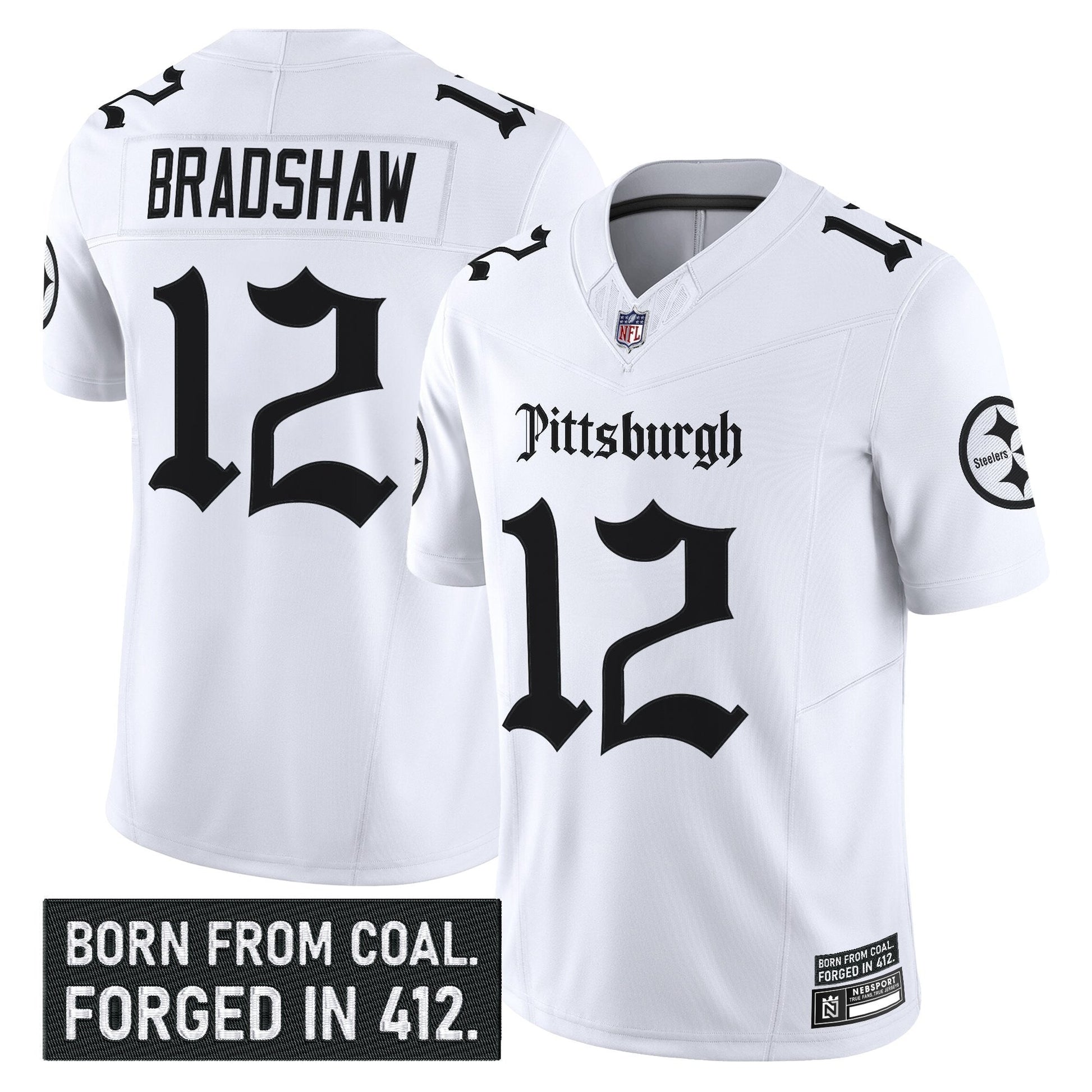 Men's Pittsburgh Steelers 'Gothic Steel City Edition' Vapor Limited Jersey - All Stitched