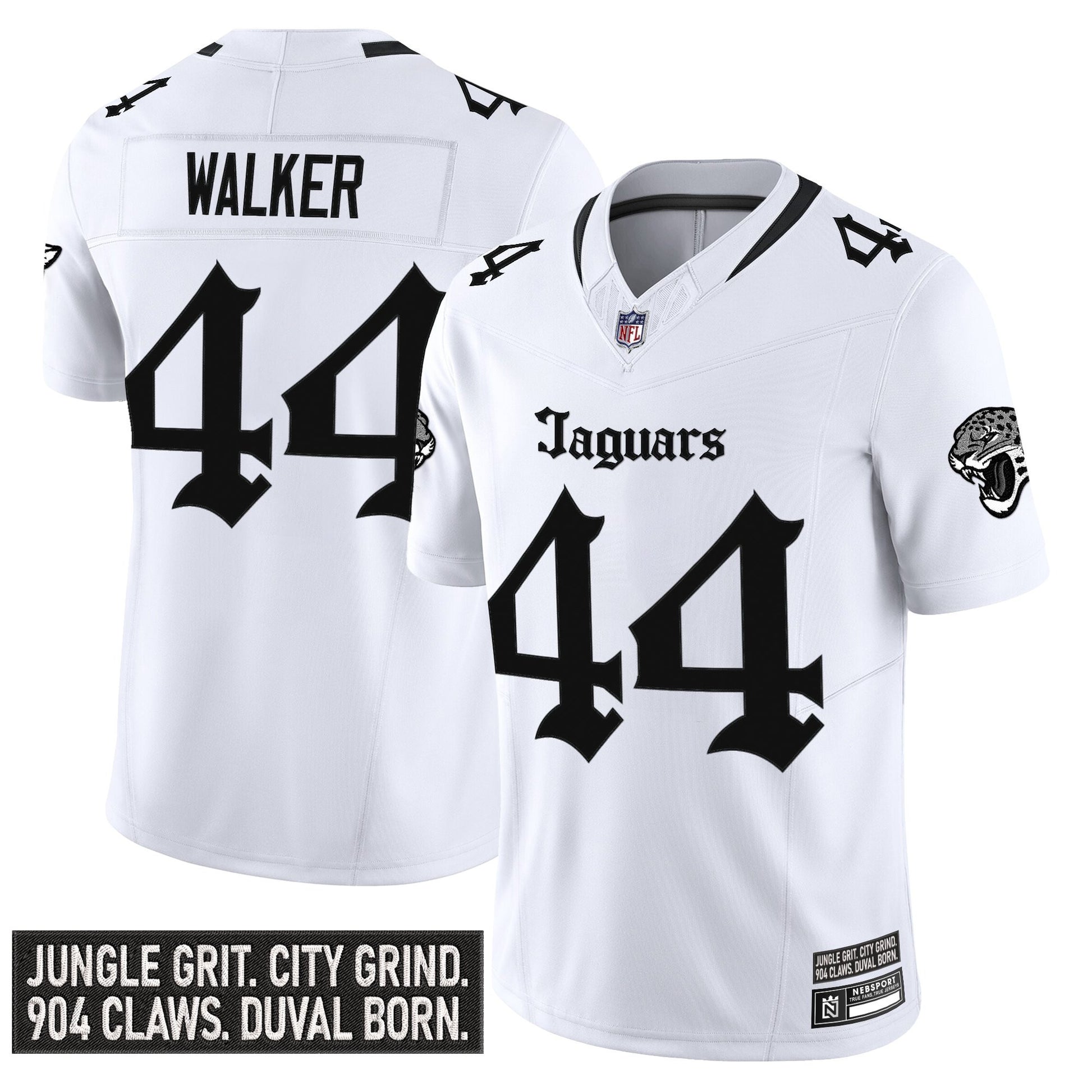 Men's Jacksonville Jaguars 'Gothic Duvall Shadows Edition' Vapor Jersey - All Stitched