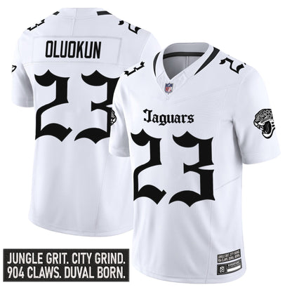 Men's Jacksonville Jaguars 'Gothic Duvall Shadows Edition' Vapor Jersey - All Stitched