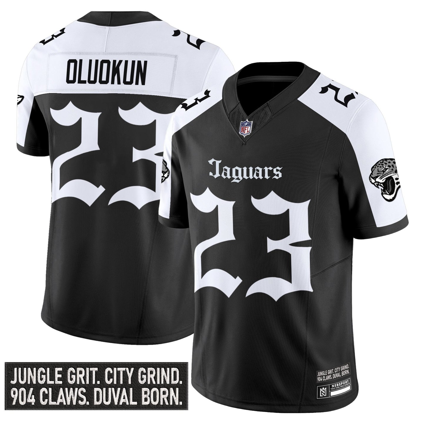 Men's Jacksonville Jaguars 'Gothic Duvall Shadows Edition' Vapor Jersey - All Stitched