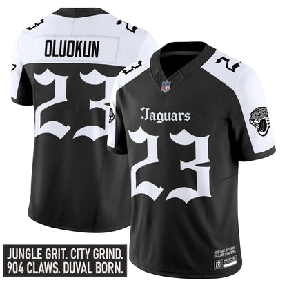 Men's Jacksonville Jaguars 'Gothic Duvall Shadows Edition' Vapor Jersey - All Stitched
