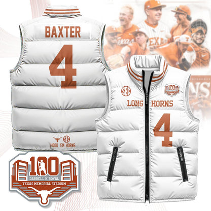 Texas Longhorns Unisex Puffer Vest
