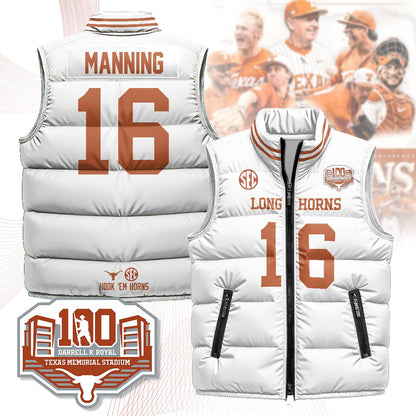 Texas Longhorns Unisex Puffer Vest