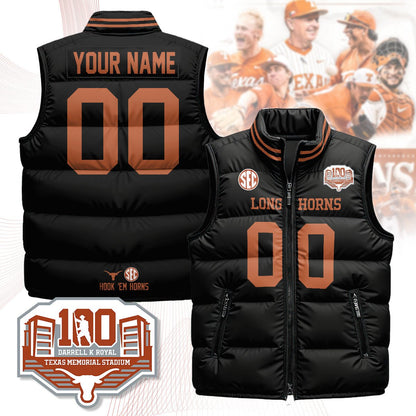 Texas Longhorns Unisex Puffer Vest