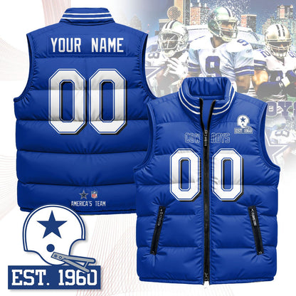 Dallas Cowboys Unisex Puffer Vest