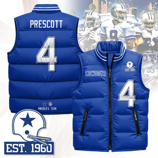 Dallas Cowboys Unisex Puffer Vest