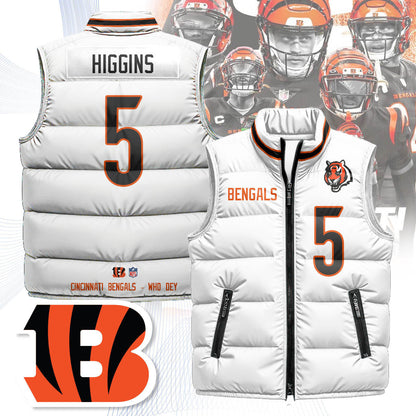 Cincinnati Bengals Unisex Puffer Vest