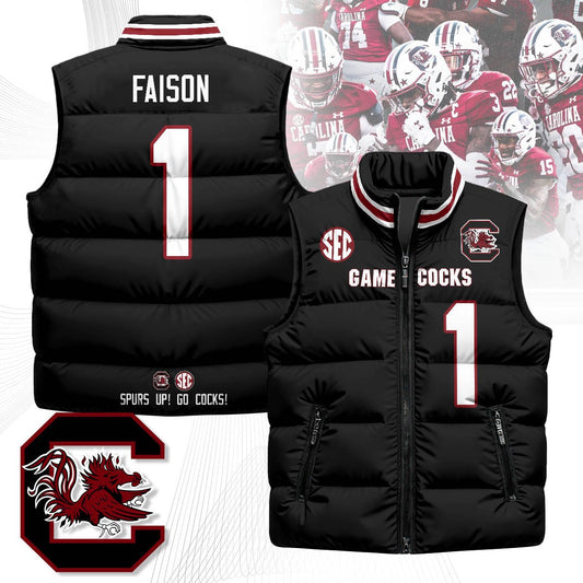 South Carolina Gamecocks Unisex Puffer Vest