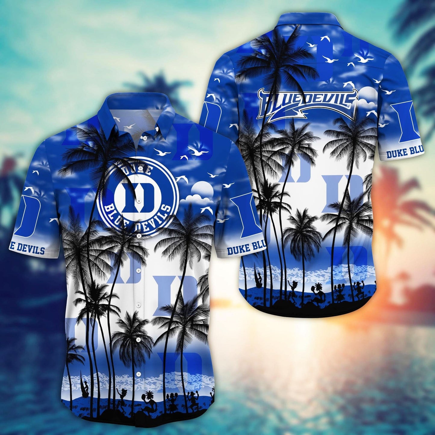 Duke Blue Devils - Trending Aloha Shirt Summer