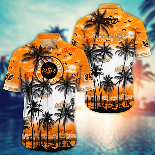 Oklahoma State Cowboys - Trending Aloha Shirt Summer