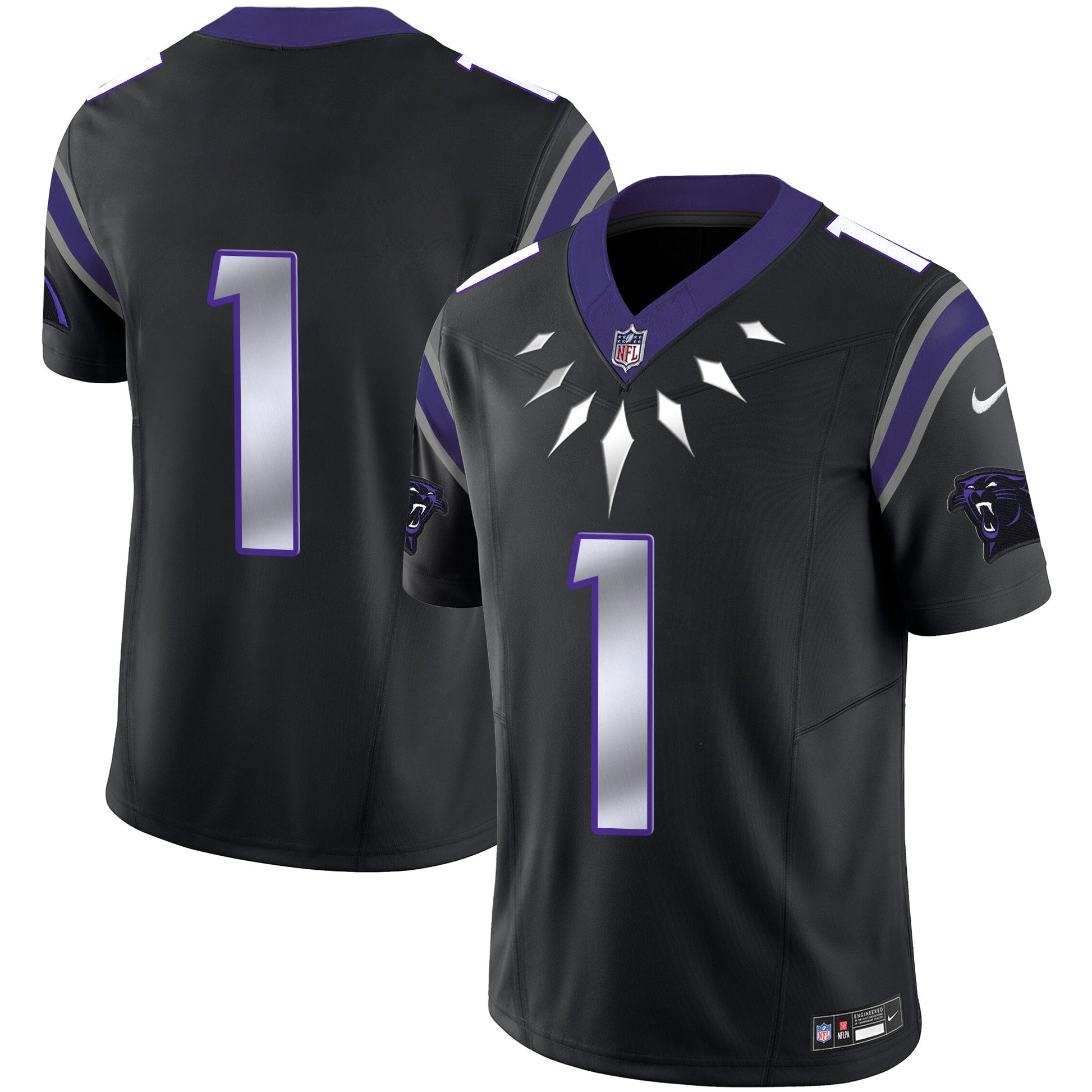 Men's Carolina Panthers Wakanda Vapor Limited Jersey - All Stitched