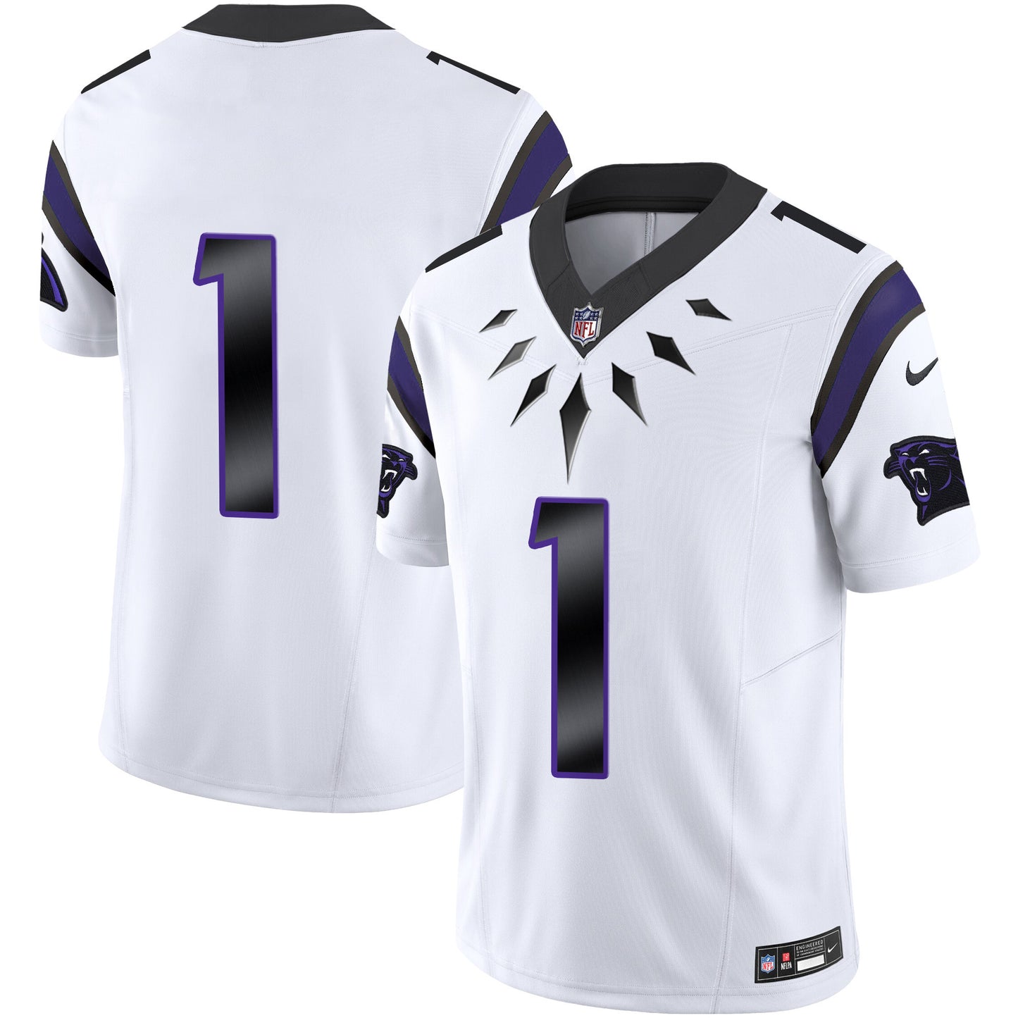 Men's Carolina Panthers Wakanda Vapor Limited Jersey - All Stitched