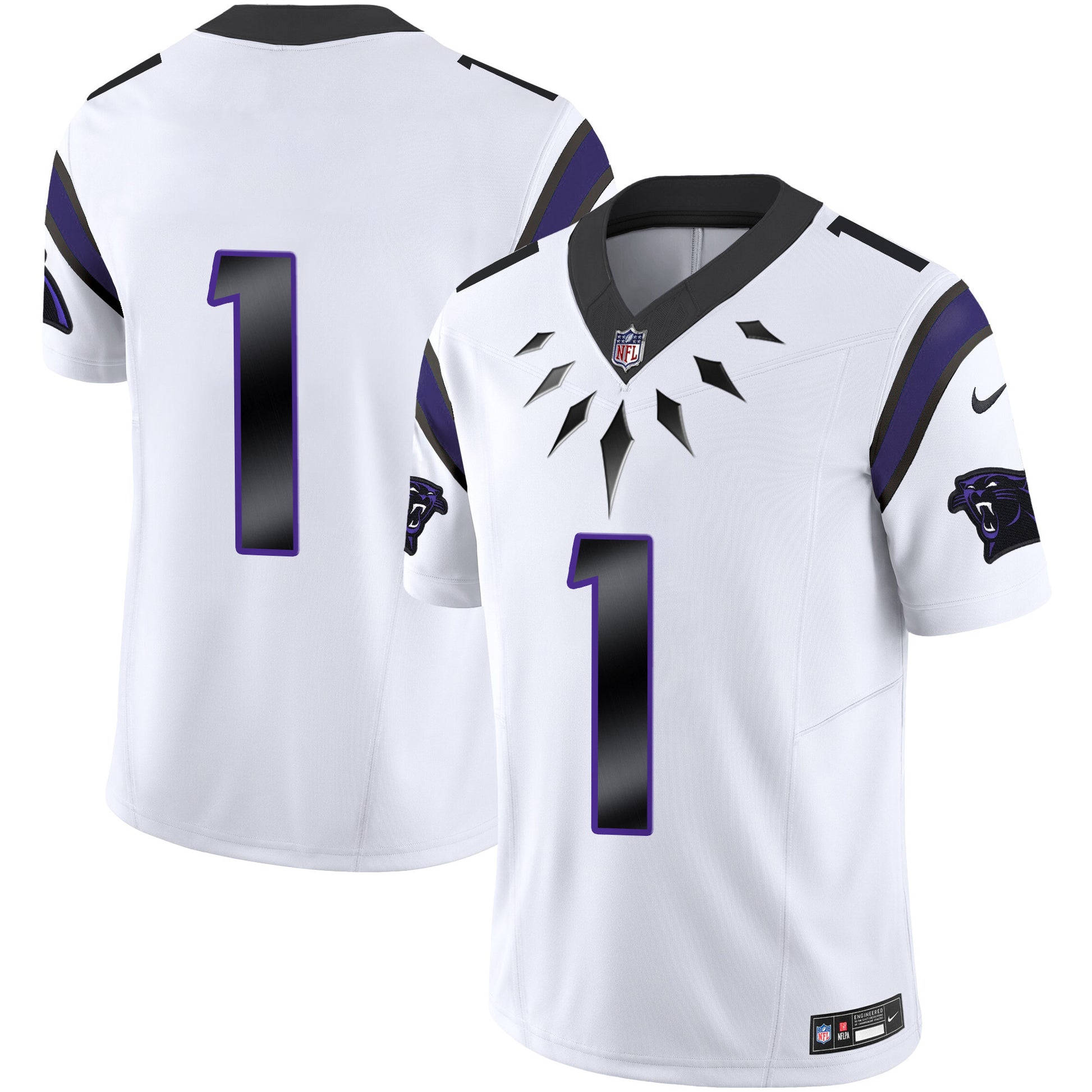 Men's Carolina Panthers Wakanda Vapor Limited Jersey - All Stitched
