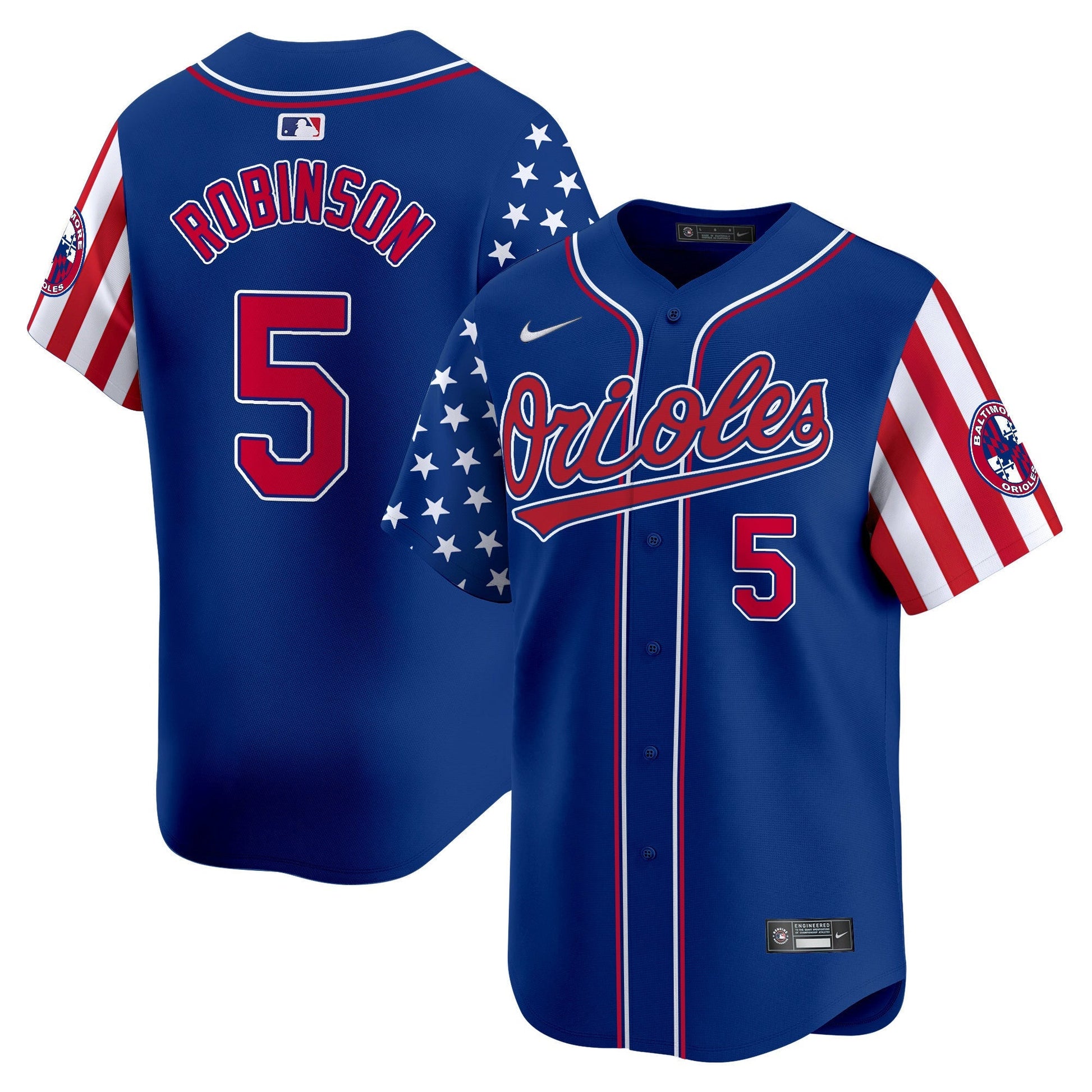 Men's Baltimore Orioles 2025 Independence Day Vapor Premier Limited Jersey - All Stitched