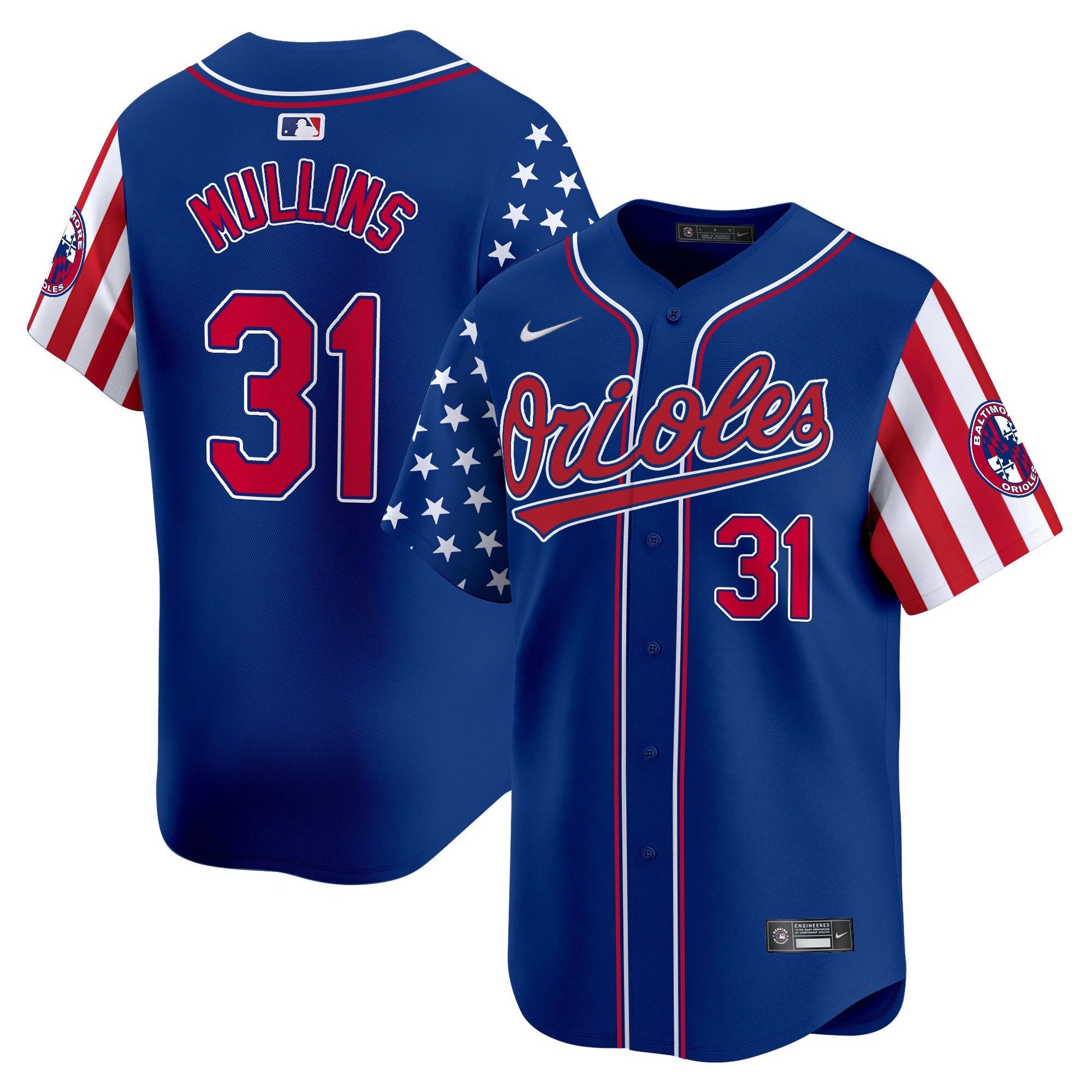 Men's Baltimore Orioles 2025 Independence Day Vapor Premier Limited Jersey - All Stitched