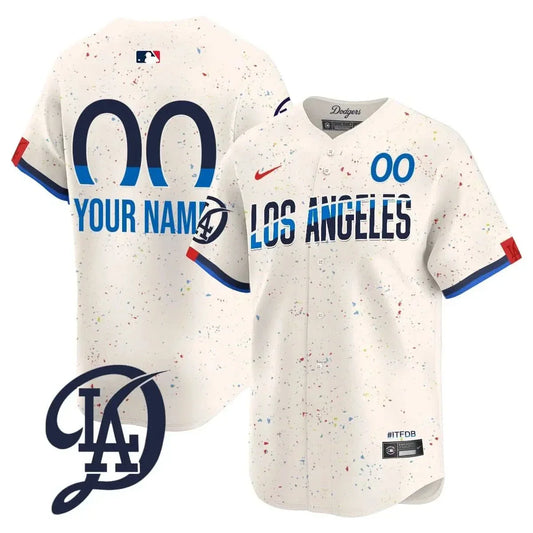 Dodgers 2024 City Connect Limited Custom Jersey - All Stitched