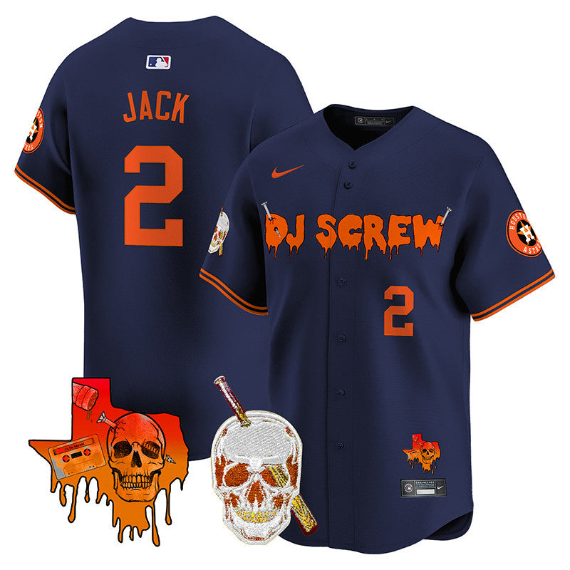 Men's Astros DJ Screw Vapor Premier Limited Jersey V2 - All Stitched