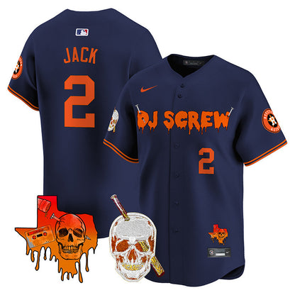 Men's Astros DJ Screw Vapor Premier Limited Jersey V2 - All Stitched