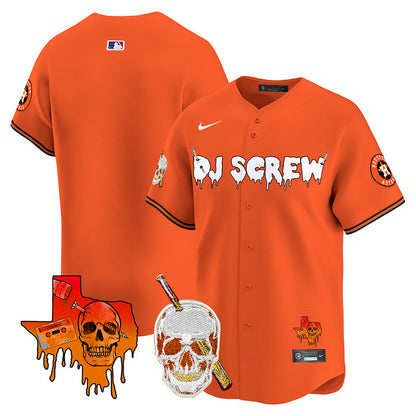 Men's Astros DJ Screw Vapor Premier Limited Jersey V2 - All Stitched