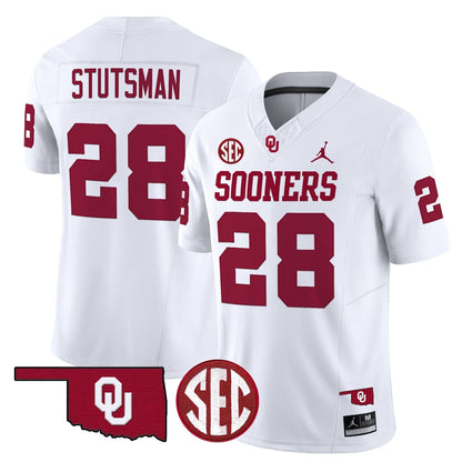 Oklahoma Sooners 2024 Vapor Limited Jersey - SEC Patch - All Stitched