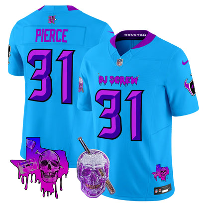 Men's Houston Texans DJ Screw Vapor Limited Jersey - All Stitched