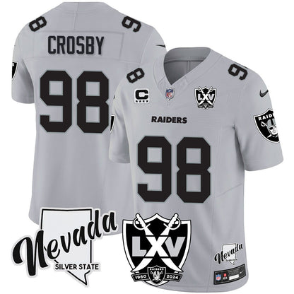 Men's Raiders 2025 Vapor Limited Jersey - 65th Anniversary - All Stitched