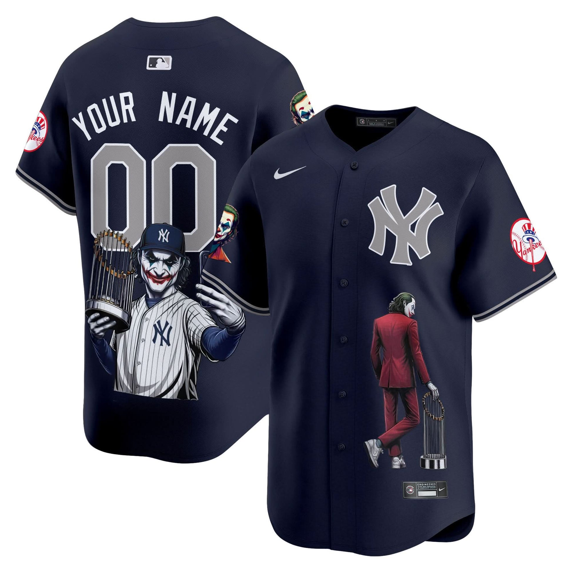 New York Yankees Joker Vapor Premier Limited Custom Jersey - Printed