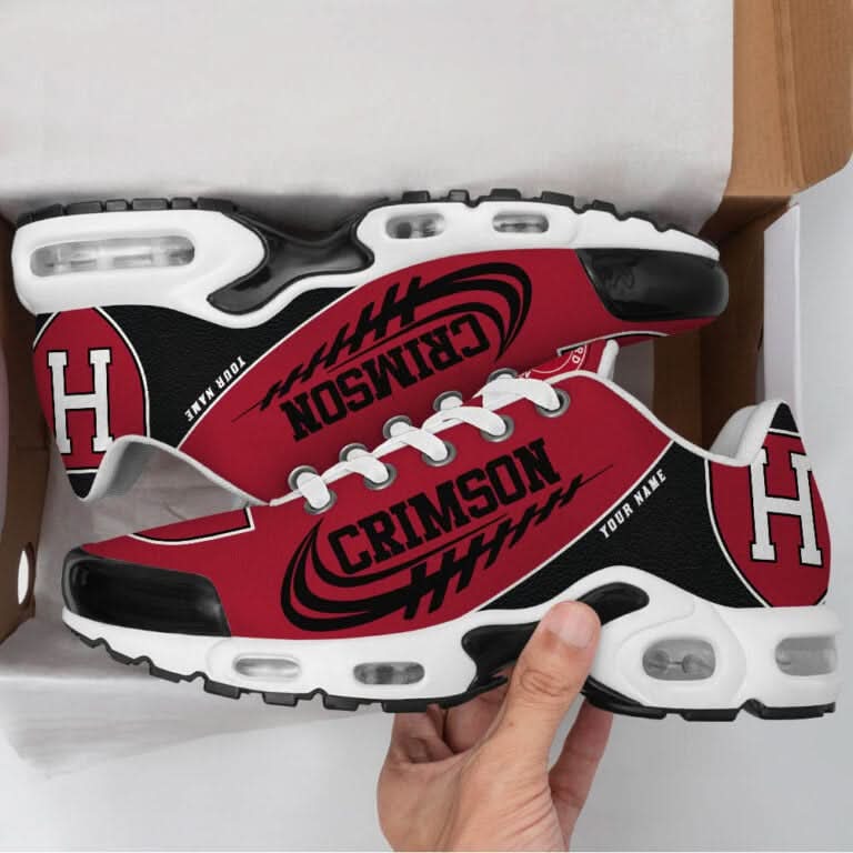 Harvard Crimson-Custom Name-TN Shoes
