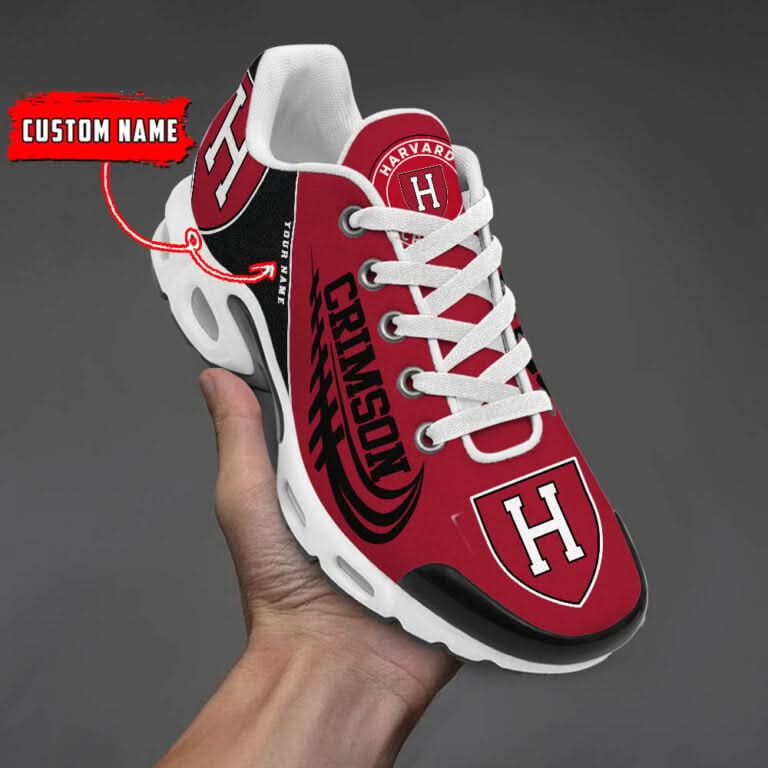 Harvard Crimson-Custom Name-TN Shoes