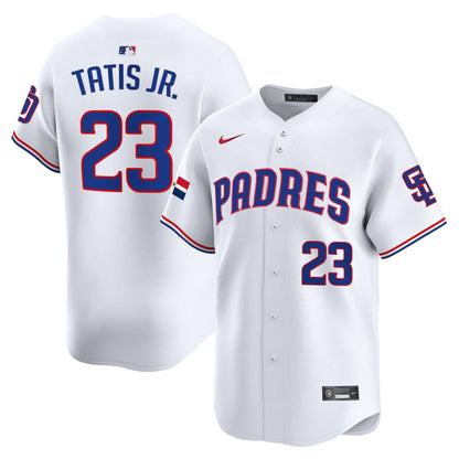 Padres Dominican Republic Vapor Premier Limited Jersey - All Stitched