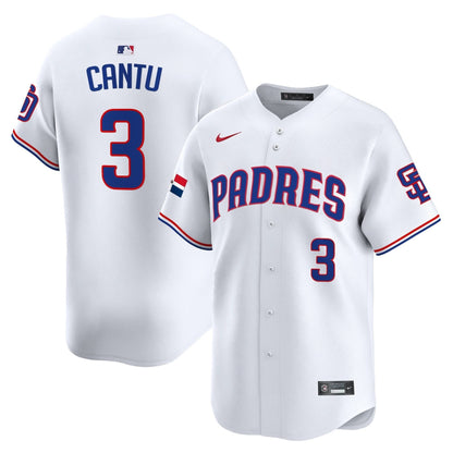 Padres Dominican Republic Vapor Premier Limited Jersey - All Stitched