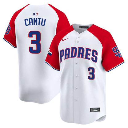 Padres Dominican Republic Vapor Premier Limited Jersey - All Stitched