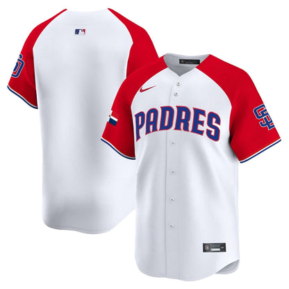 Padres Dominican Republic Vapor Premier Limited Jersey - All Stitched