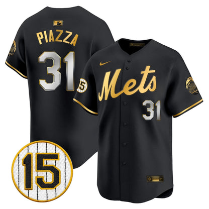 Men's New York Mets Jerry Grote Patch Vapor Premier Limited Jersey - All Stitched