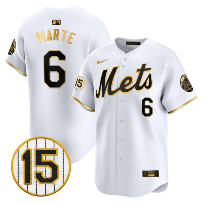 Men's New York Mets Jerry Grote Patch Vapor Premier Limited Jersey - All Stitched