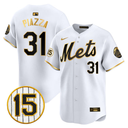Men's New York Mets Jerry Grote Patch Vapor Premier Limited Jersey - All Stitched