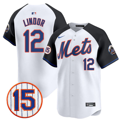 Men's New York Mets Jerry Grote Patch Vapor Premier Limited Jersey - All Stitched