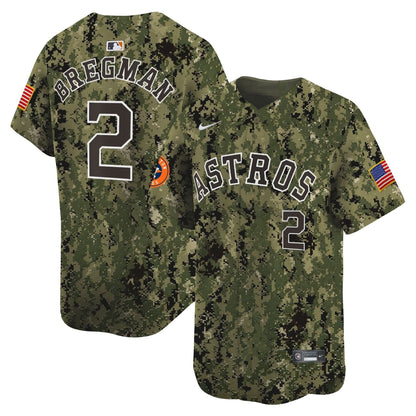 Men's Houston Astros USMC Alternate Vapor Premier Limited Jersey - All Stitched