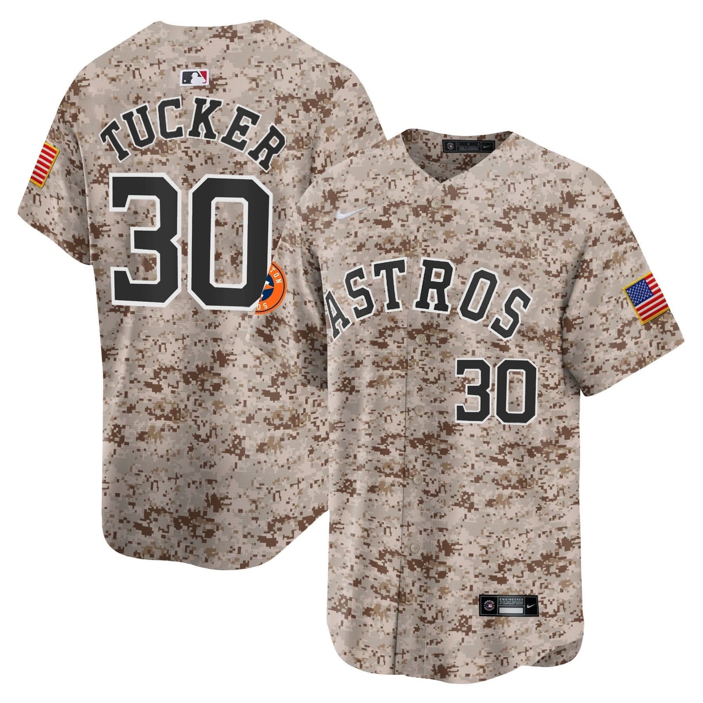 Men's Houston Astros USMC Alternate Vapor Premier Limited Jersey - All Stitched