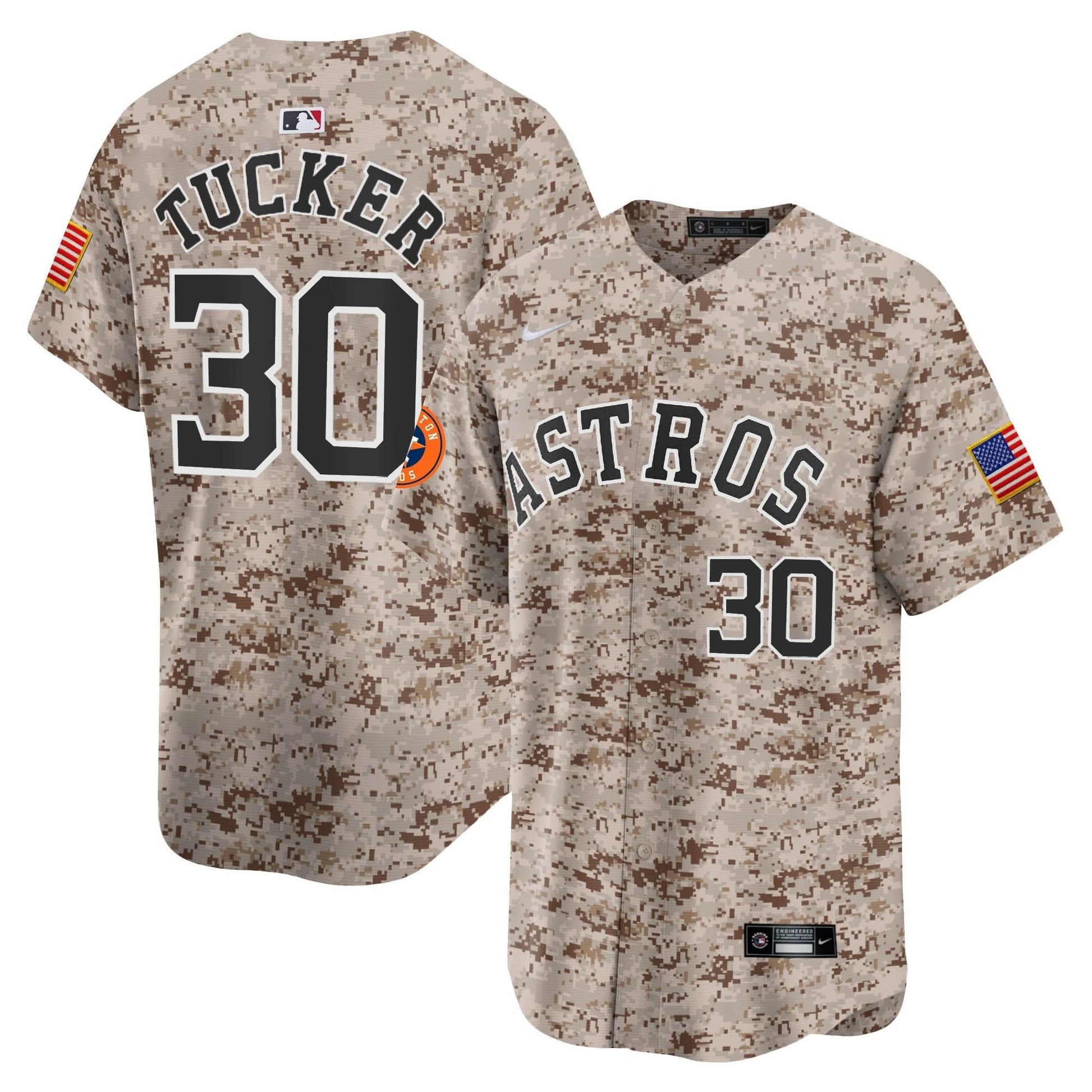 Men's Houston Astros USMC Alternate Vapor Premier Limited Jersey - All Stitched