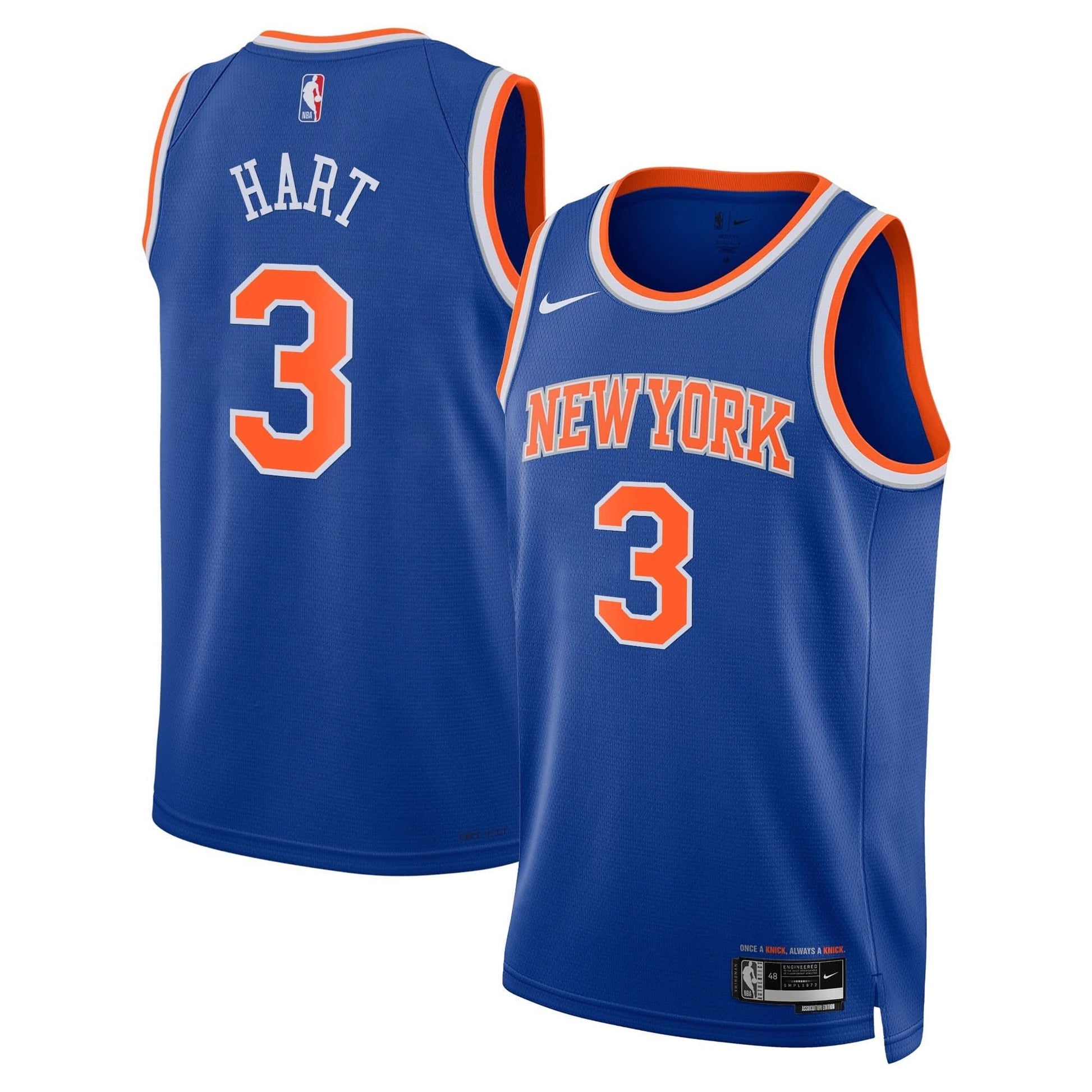 Men's New York Knicks Swingman Jersey - All Stitched