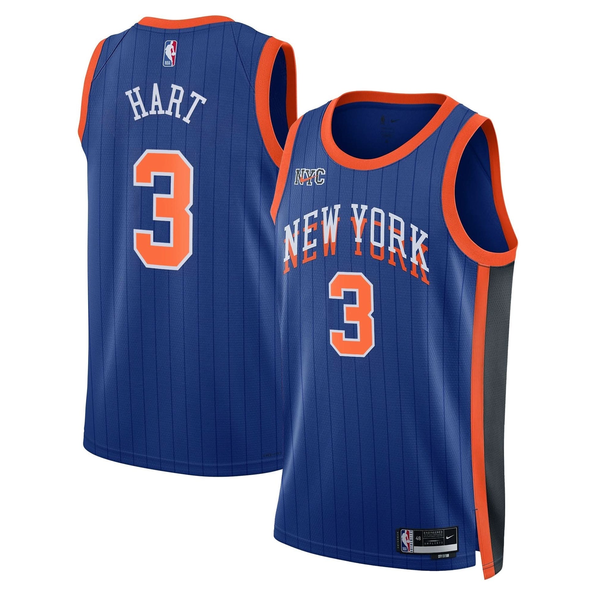 Men's New York Knicks Swingman Jersey - All Stitched