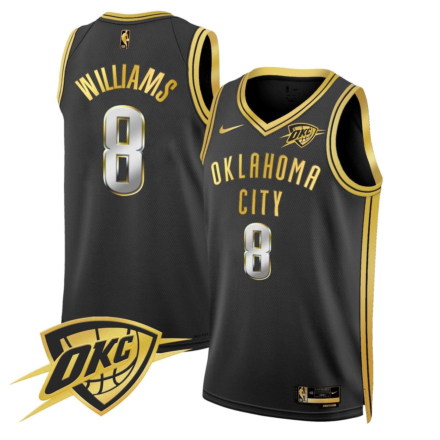 Men's Oklahoma City Thunder Swingman Jersey V2 - All Stitched