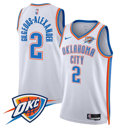 Men's Oklahoma City Thunder Swingman Jersey V2 - All Stitched