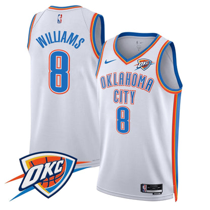 Men's Oklahoma City Thunder Swingman Jersey V2 - All Stitched