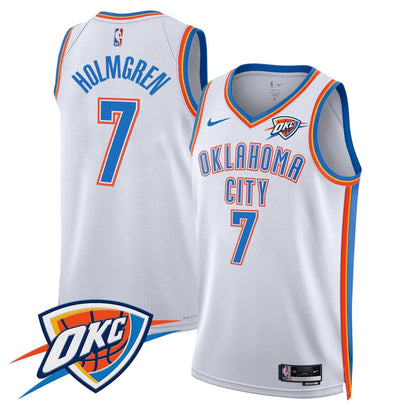 Men's Oklahoma City Thunder Swingman Jersey V2 - All Stitched