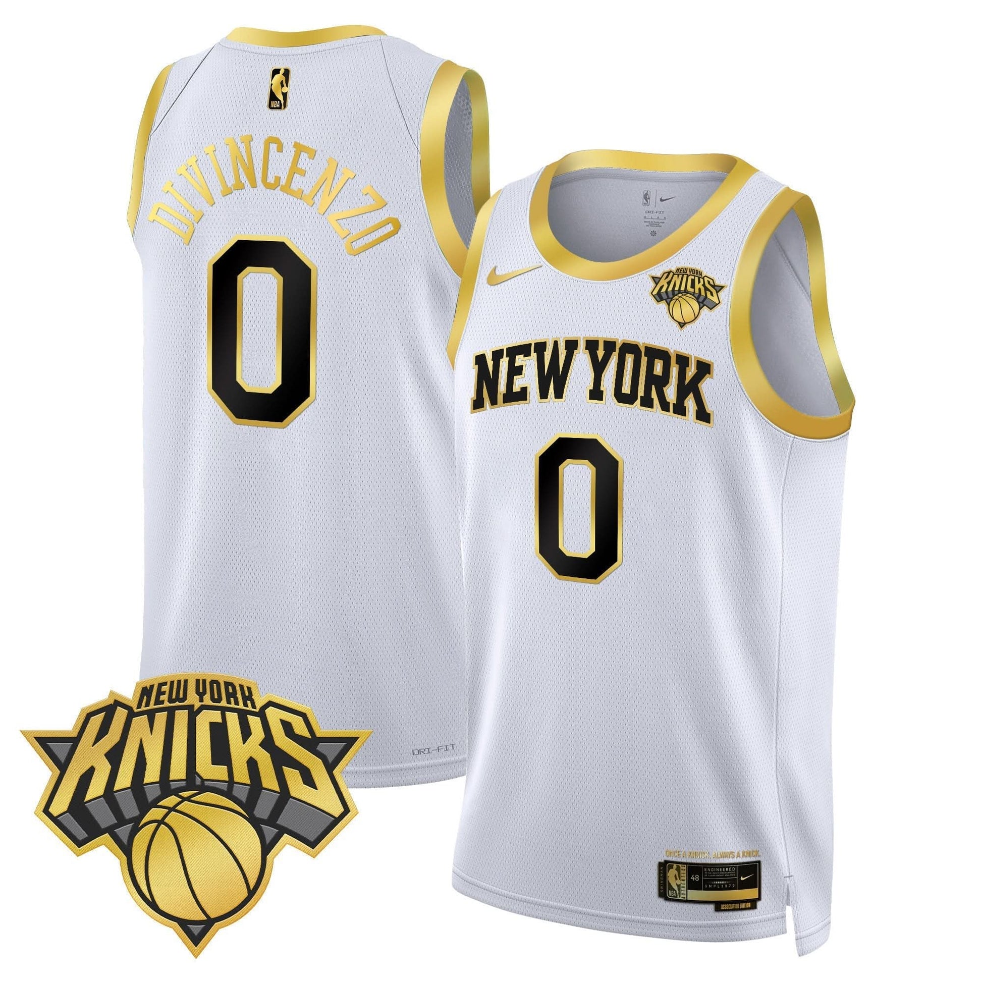 Men's New York Knicks Swingman Jersey V2 - All Stitched